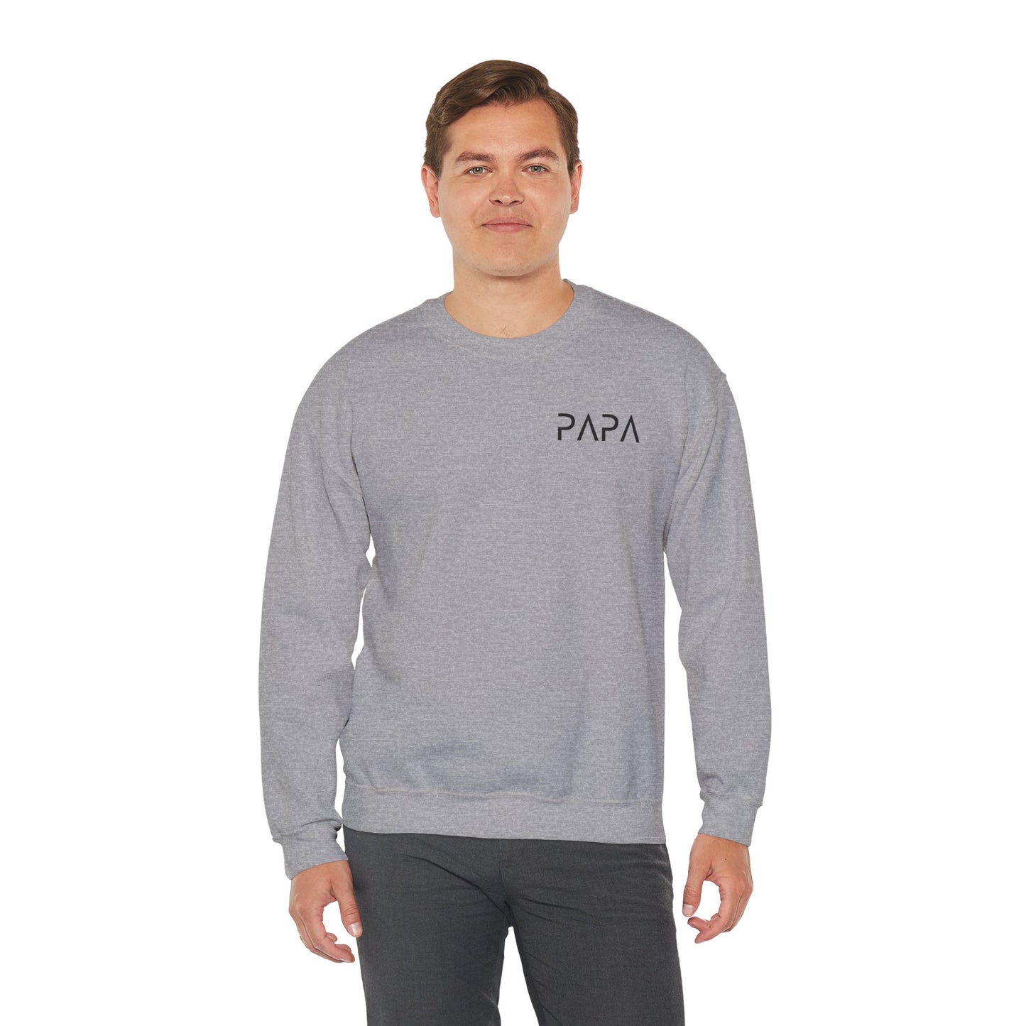 Papa Crewneck Sweatshirt – Cozy Dad Pullover