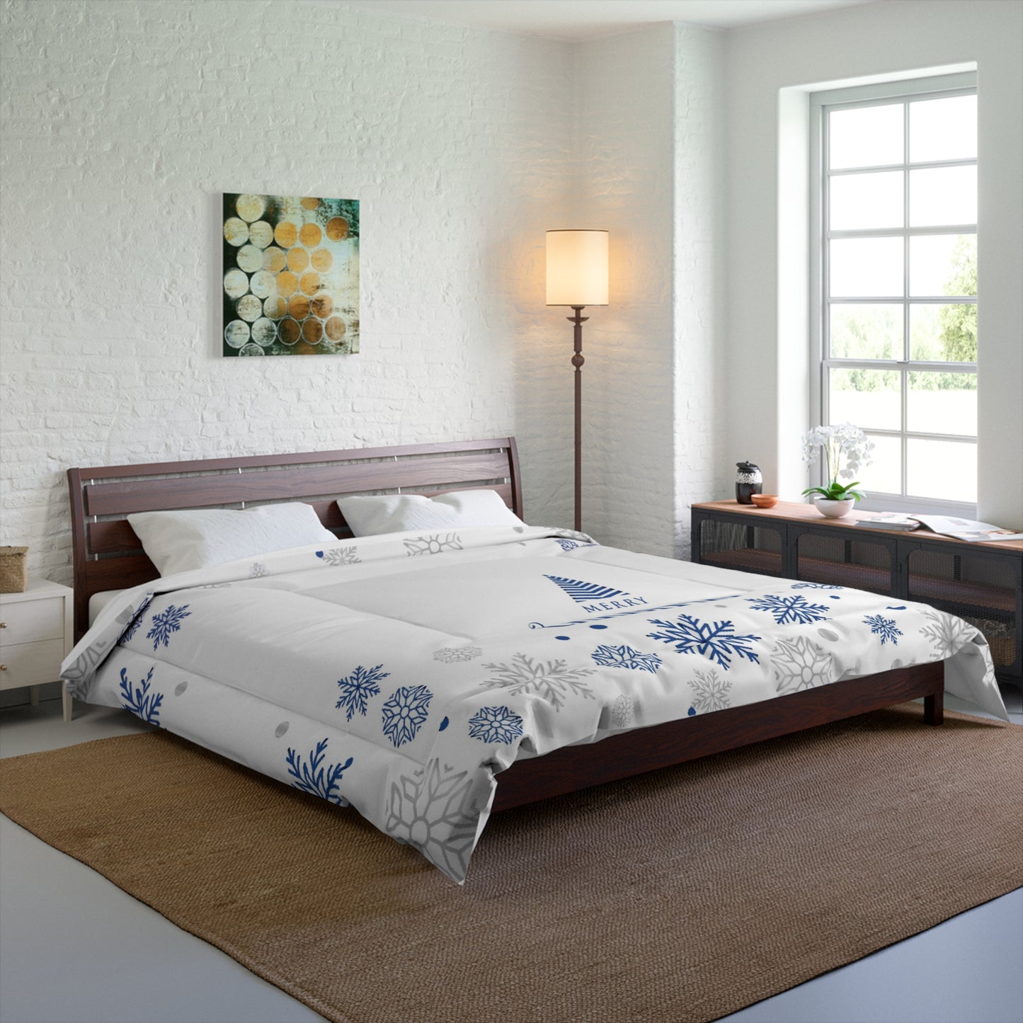 White Christmas Comforter