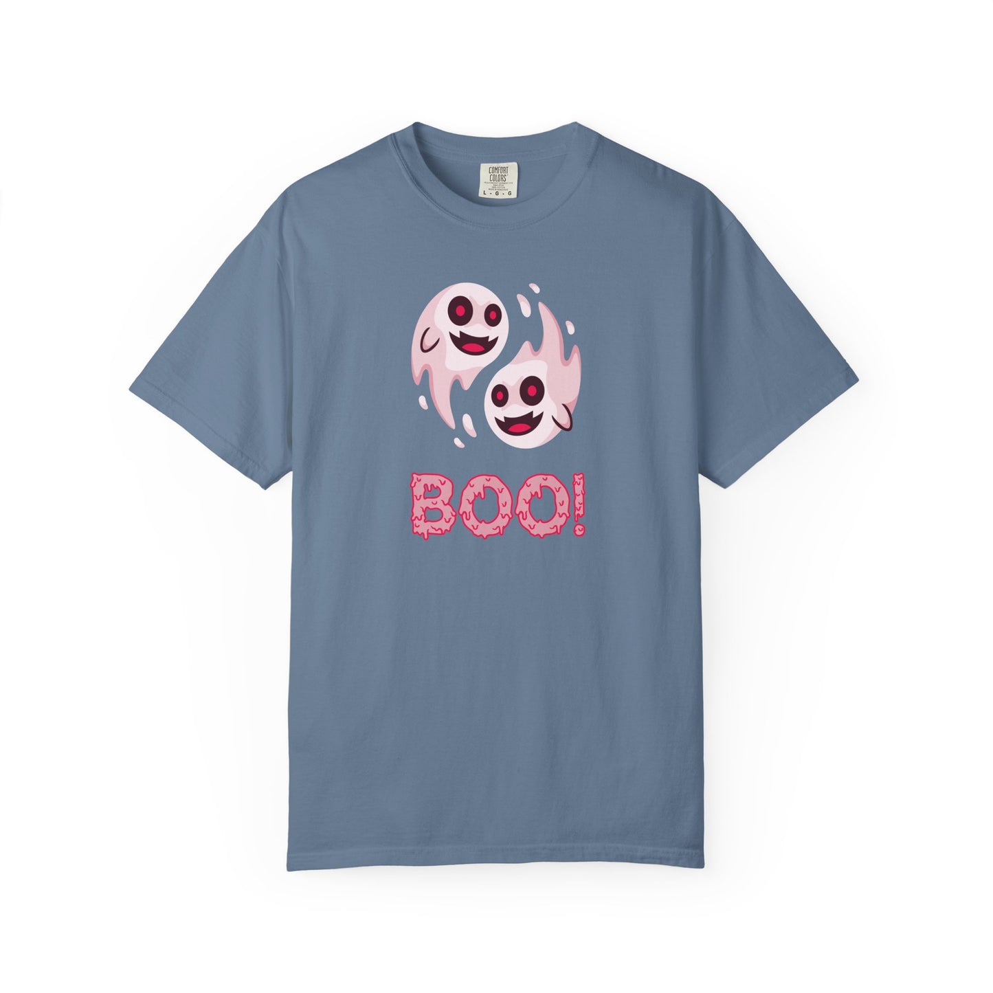 BOO! Double Ghost Tee – Pink Eyed Fright Delight tshirt
