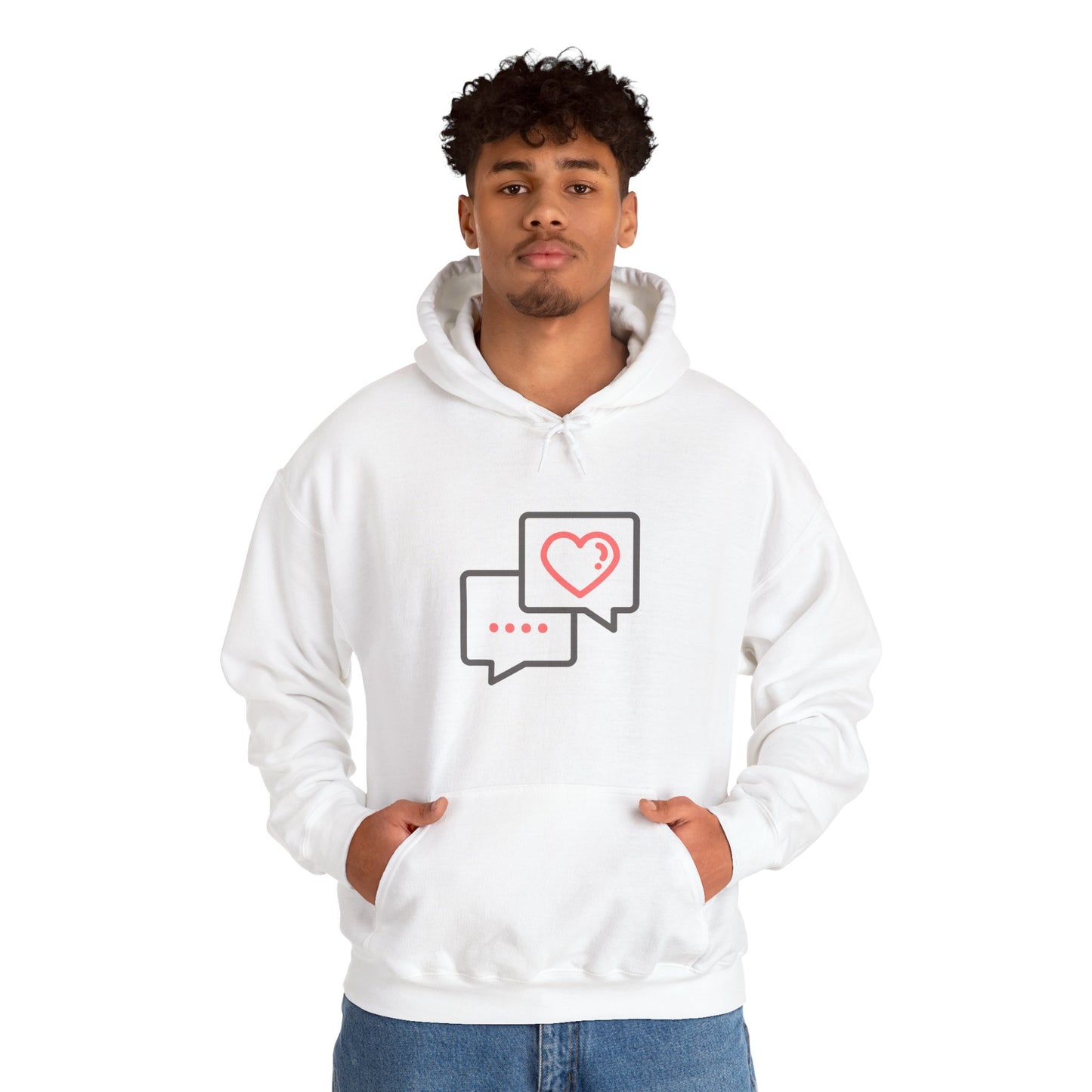 Valentine Unisex Heavy Blend™ Hooded Sweatshirt, Gift for Her