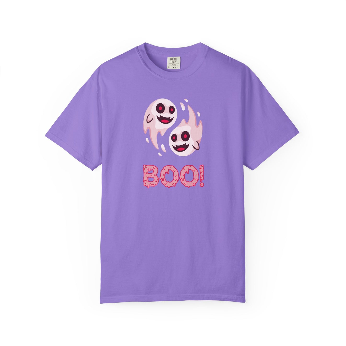 BOO! Double Ghost Tee – Pink Eyed Fright Delight tshirt