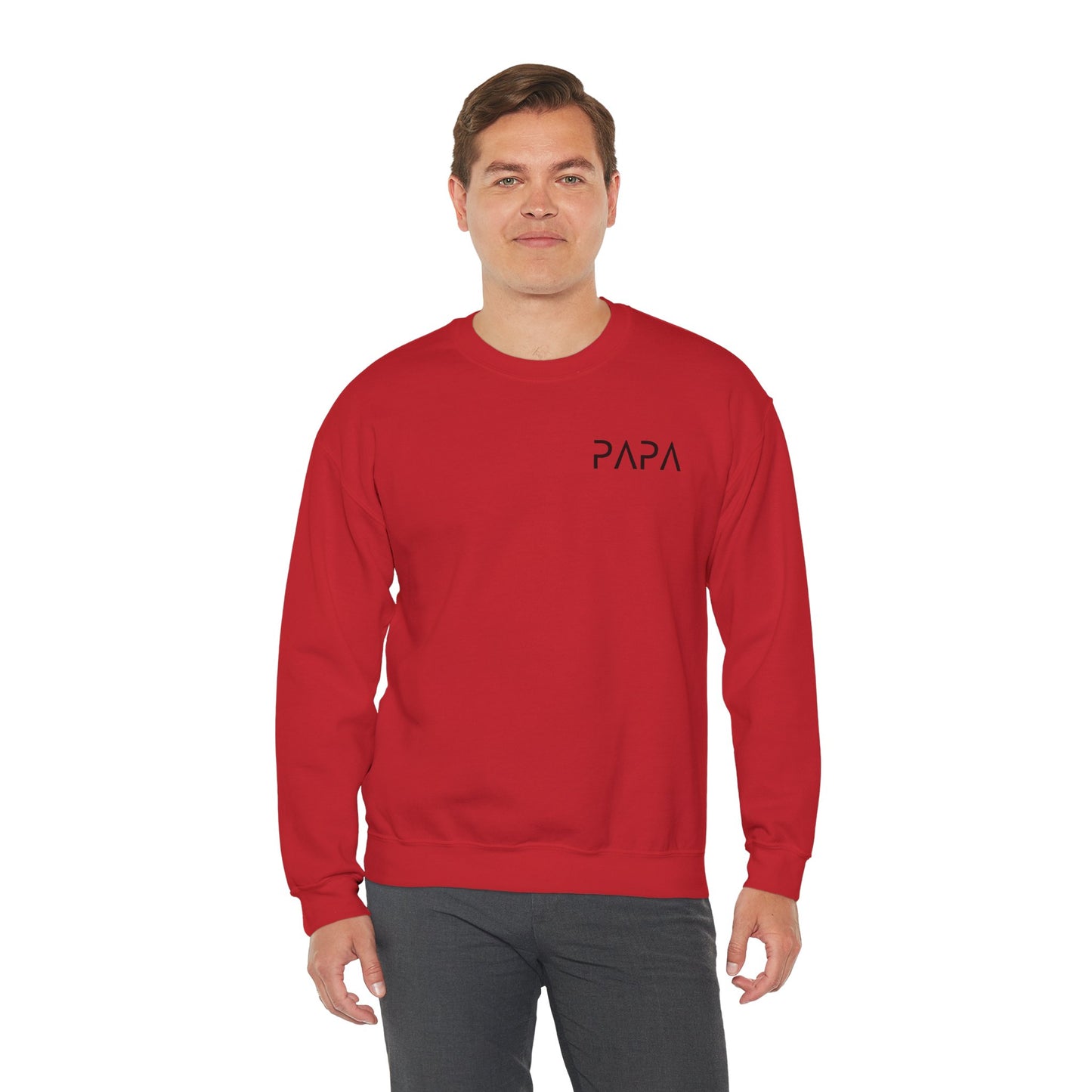 Papa Crewneck Sweatshirt – Cozy Dad Pullover