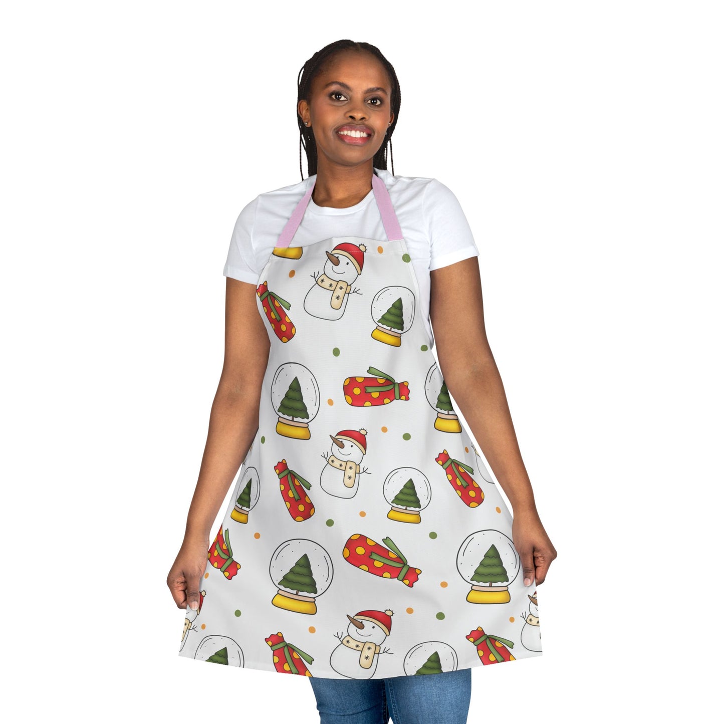 Festive Christmas Apron for Holiday Cooking and Baking Gifts