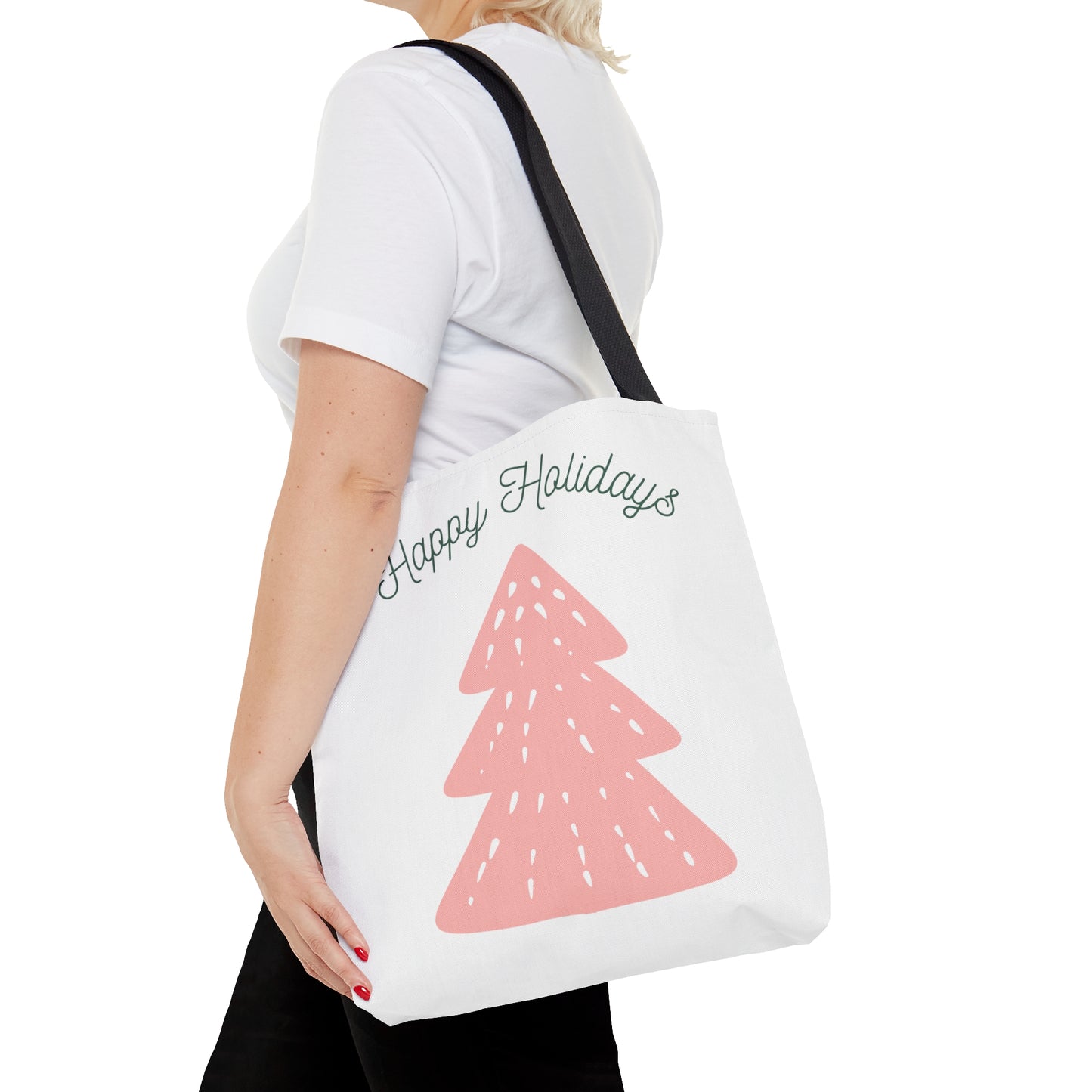 Hapopy Holidays Printed Festival Tote Bags
