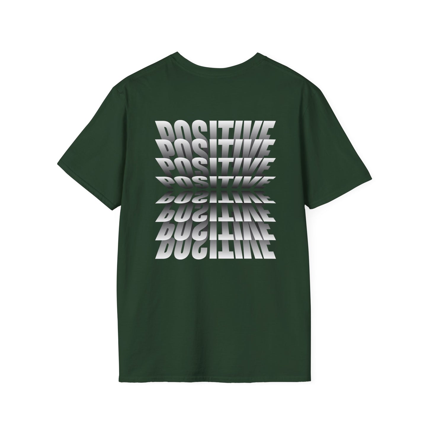 Positive Attitude Tshirt for Girl, Two Side Printed Tshirt for Her, Inspirational Tshirt for Her, Birthday Gift for Her