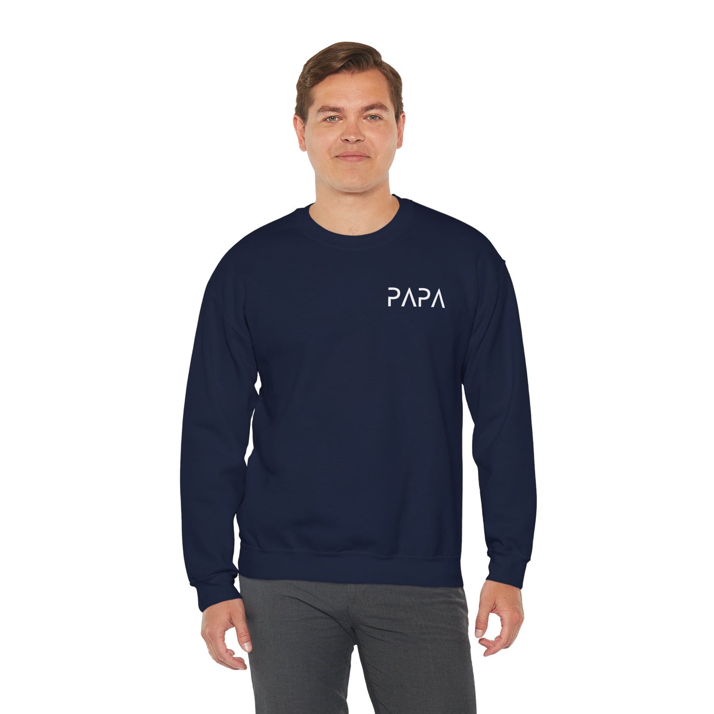 Papa Crewneck Sweatshirt – Cozy Dad Pullover