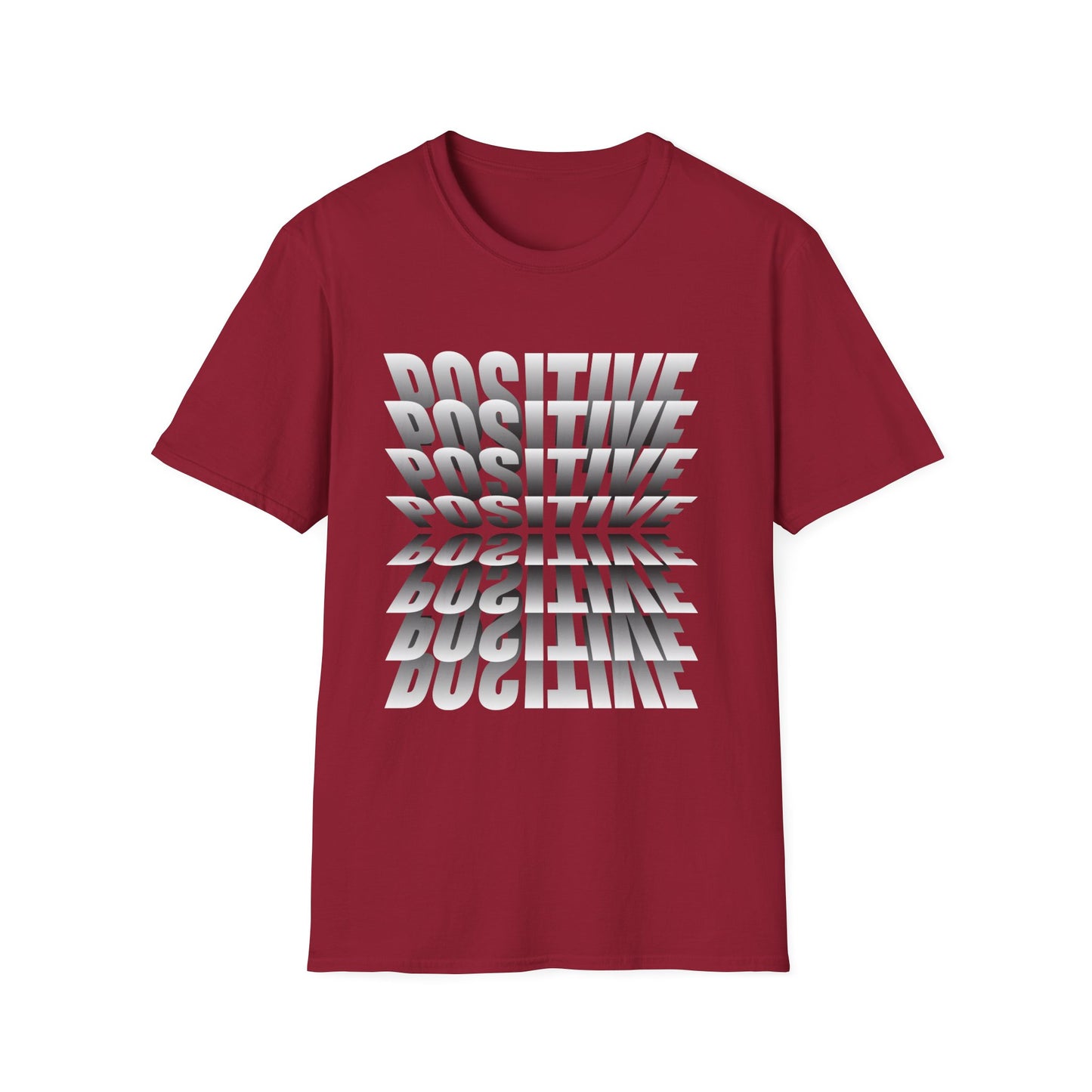 Positive Attitude Tshirt for Girl, Two Side Printed Tshirt for Her, Inspirational Tshirt for Her, Birthday Gift for Her