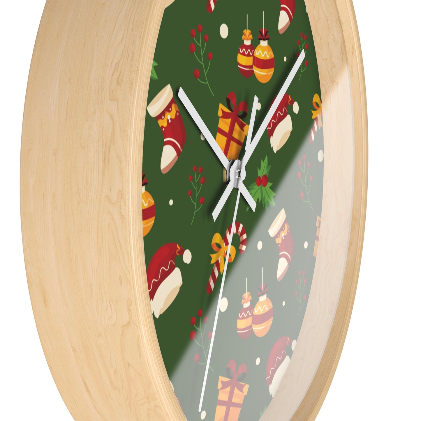 Dark Green Wall Clock