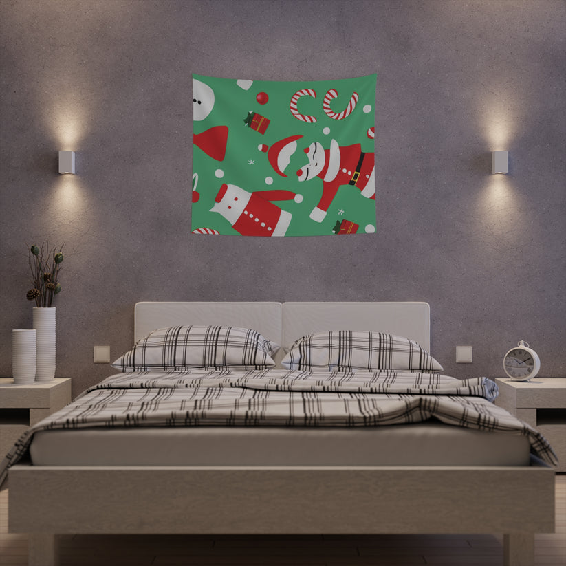Christmas Printed Wall Tapestry