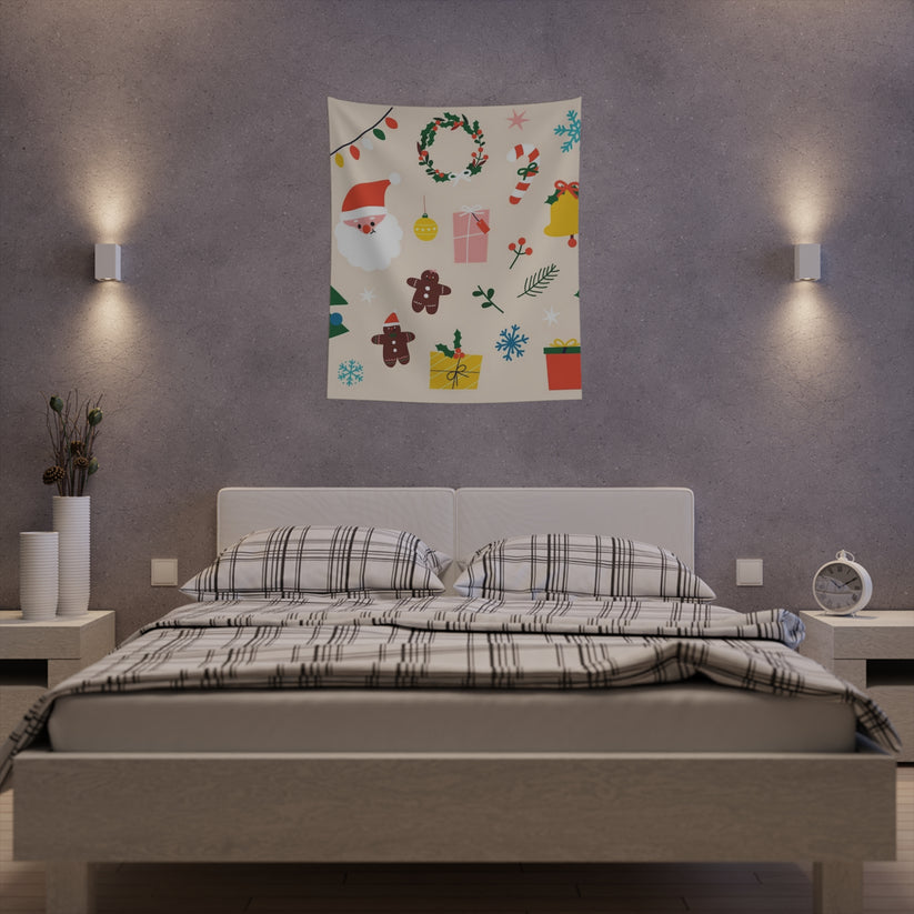 Christmas Printed Wall Tapestry