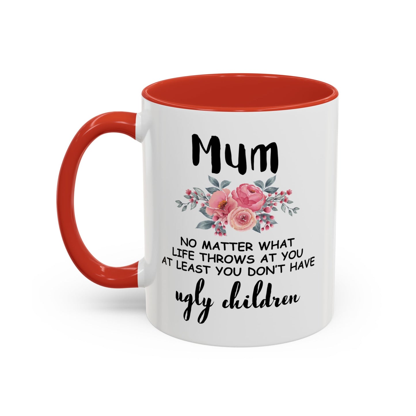 Mum Floral Ceramic Coffee Mug – Funny Maternal Pride Gift, 11oz