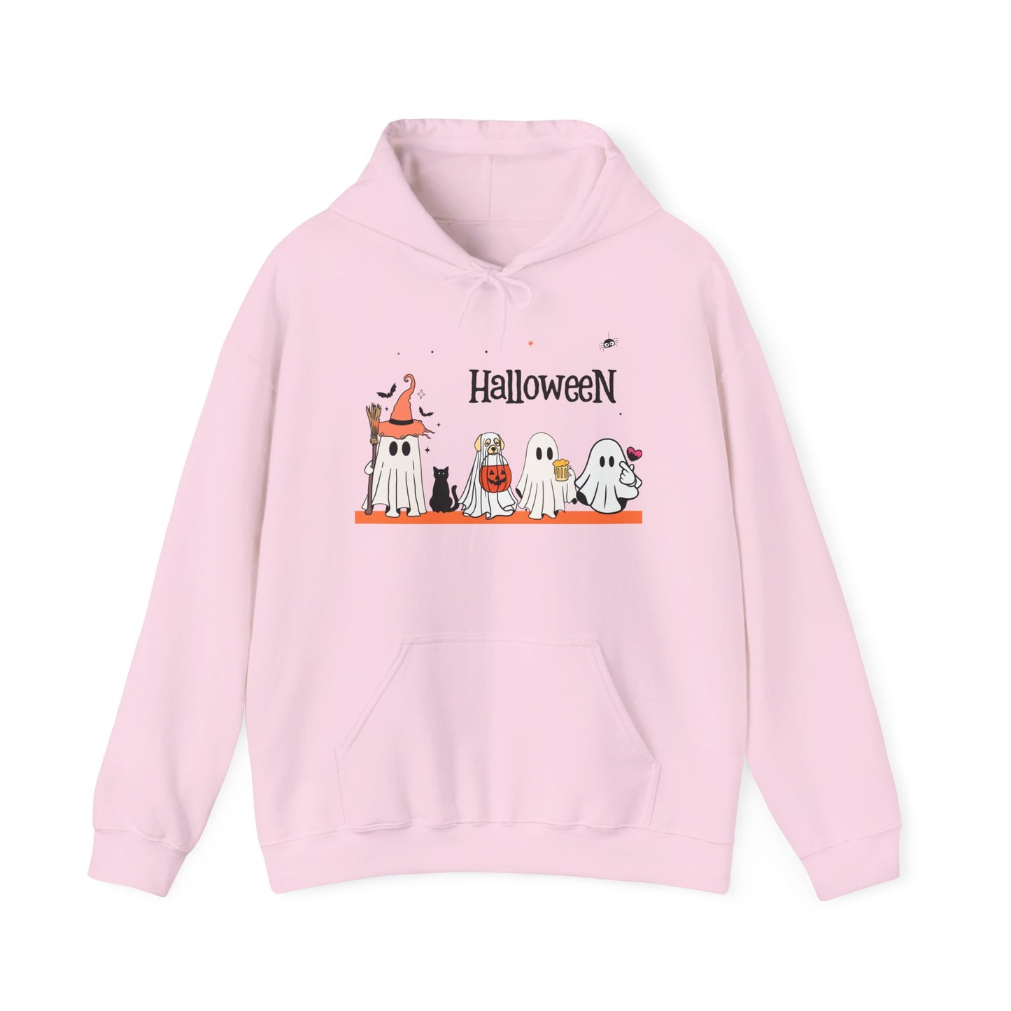 Costumed Cuties” Halloween Hoodie – Ghost Squad in Trick-or-Treat Mode
