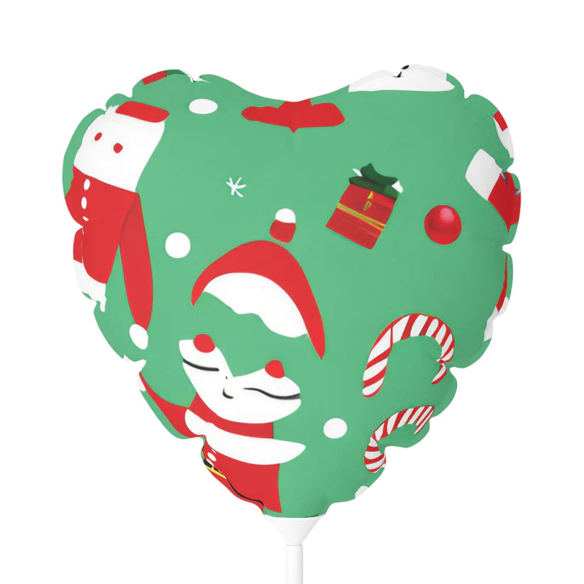 Christmas Balloon (Round and Heart-shaped), 11"