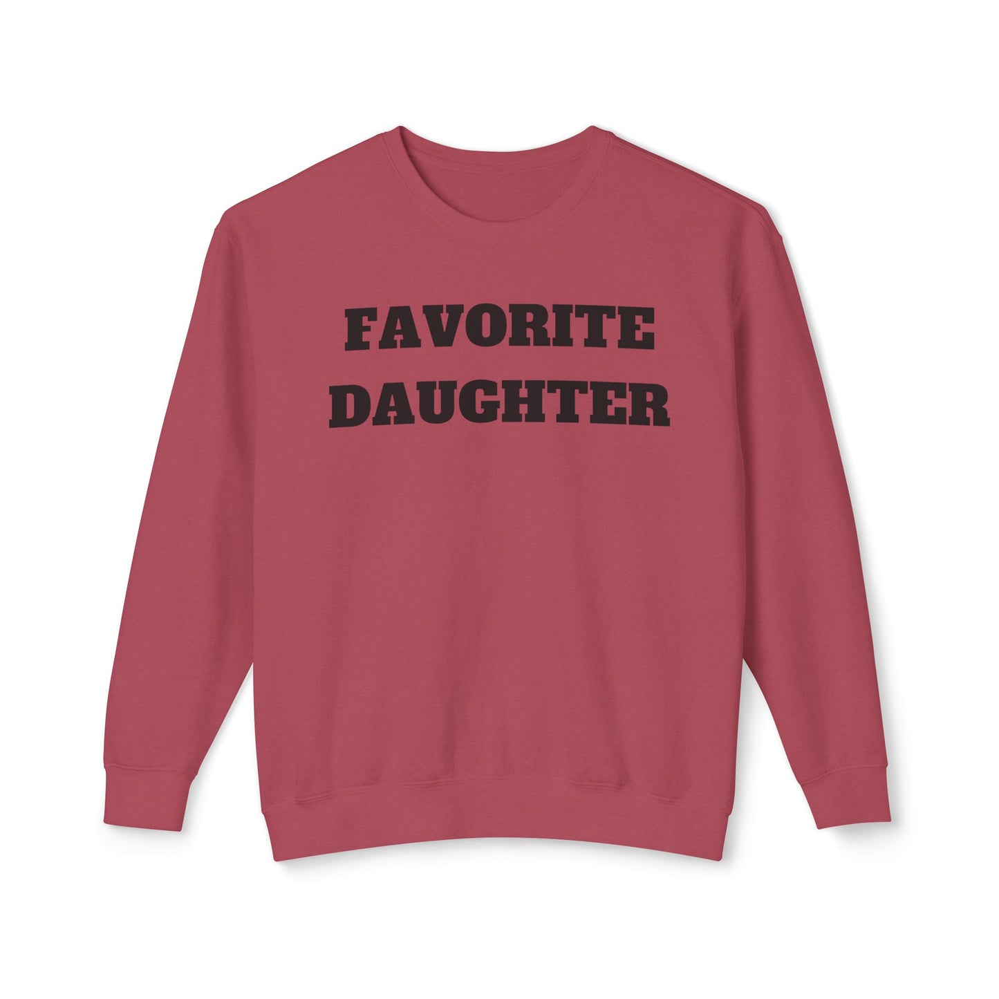 Favorite Daughter Text Graphic Crewneck Sweatshirt for Women