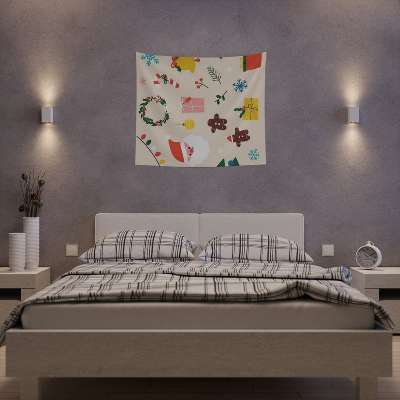 Christmas Printed Wall Tapestry