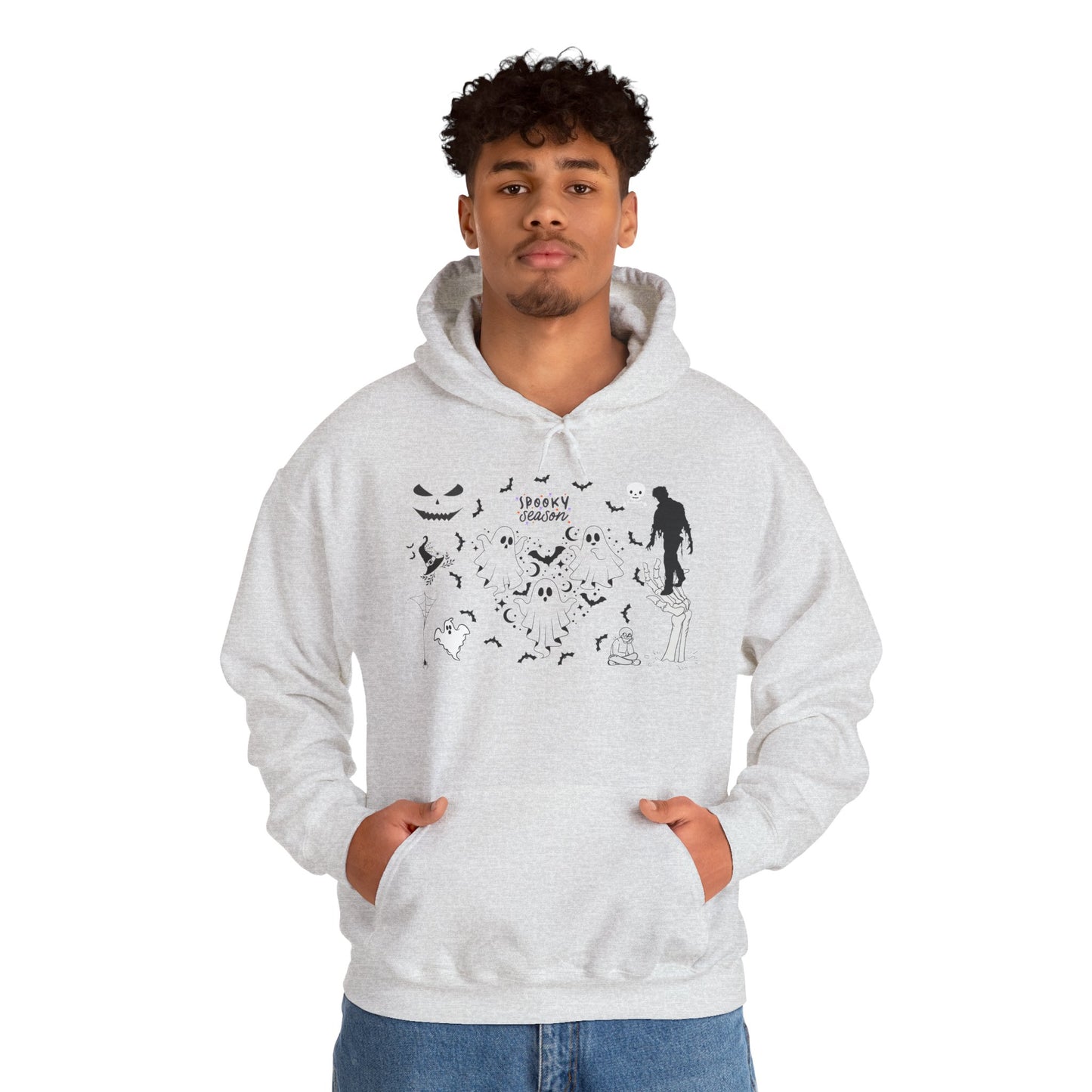 Halloween Hoodie - Scary Night Creepy Graphic Sweatshirt