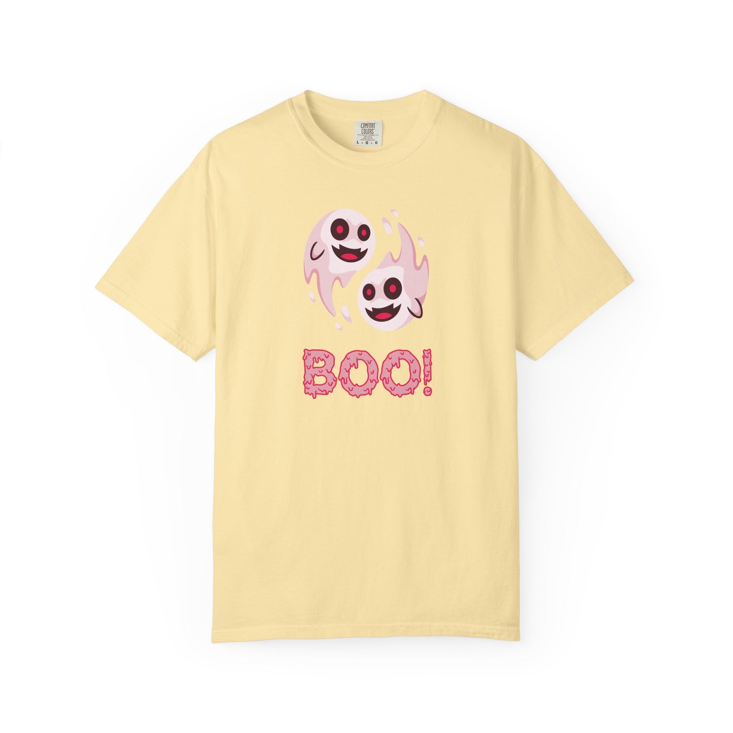 BOO! Double Ghost Tee – Pink Eyed Fright Delight tshirt