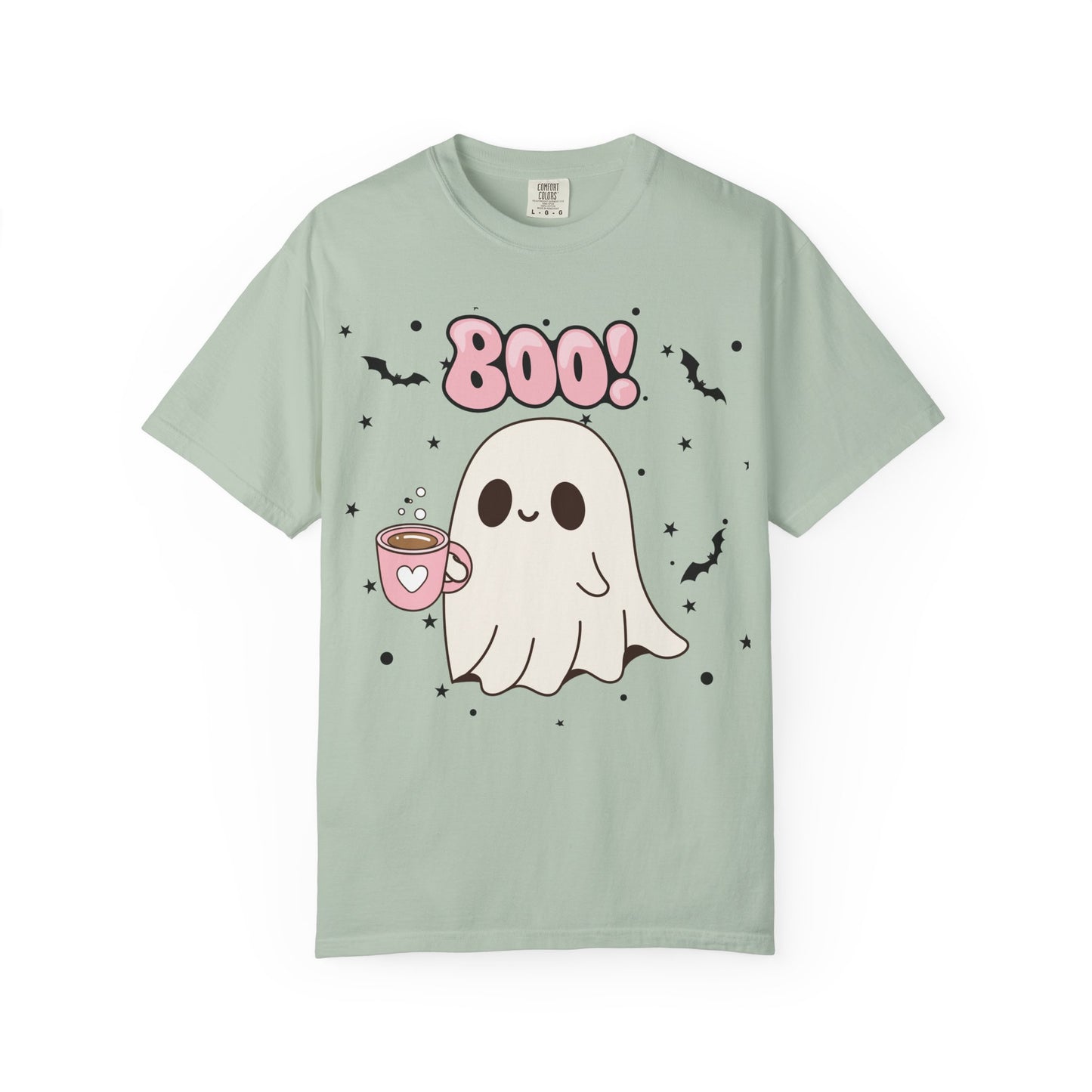 BOO Ghost Tee - Unisex Garment-Dyed T-shirt