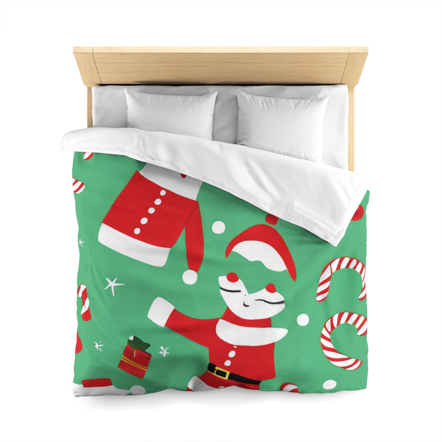 Christmas Microfiber Duvet Cover – Soft & Lightweight Holiday Bedding