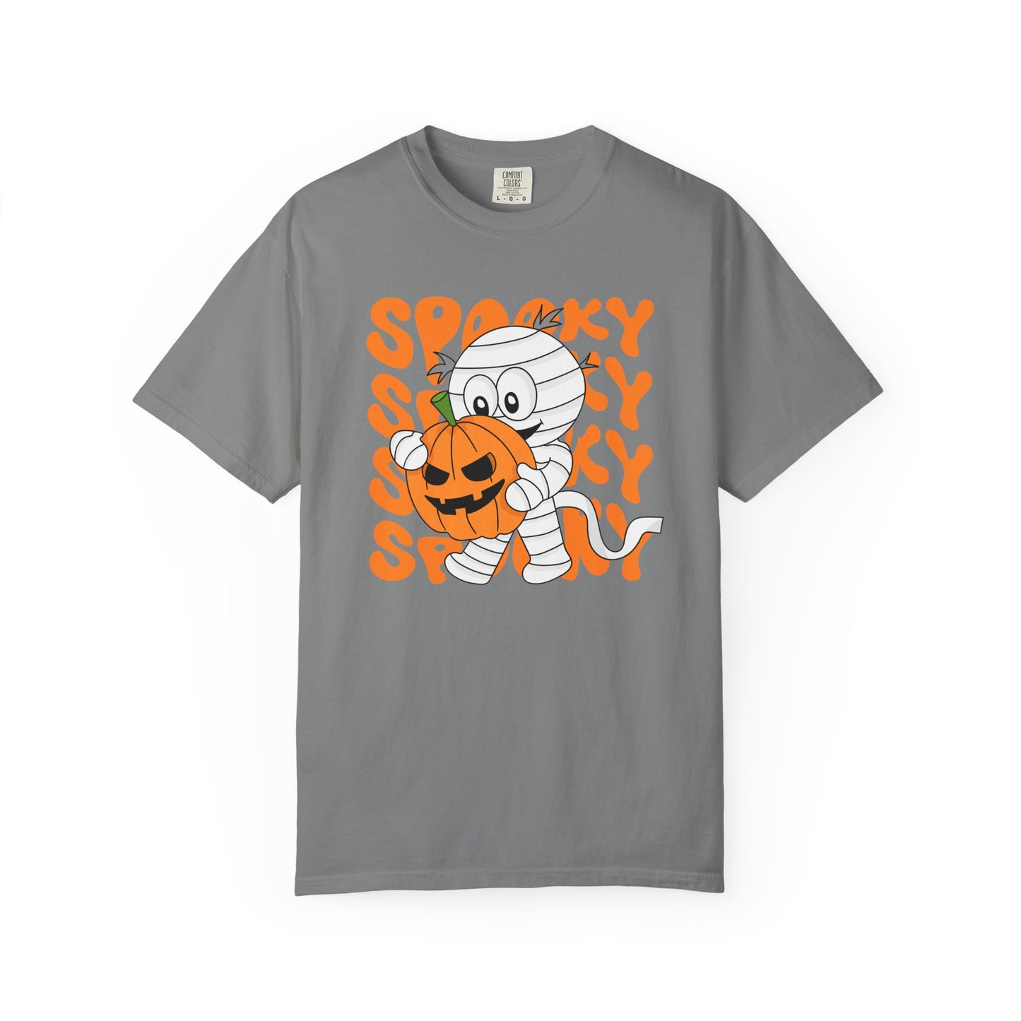 Wrapped & Ready Tee – Mummy Mischief with Pumpkin POP