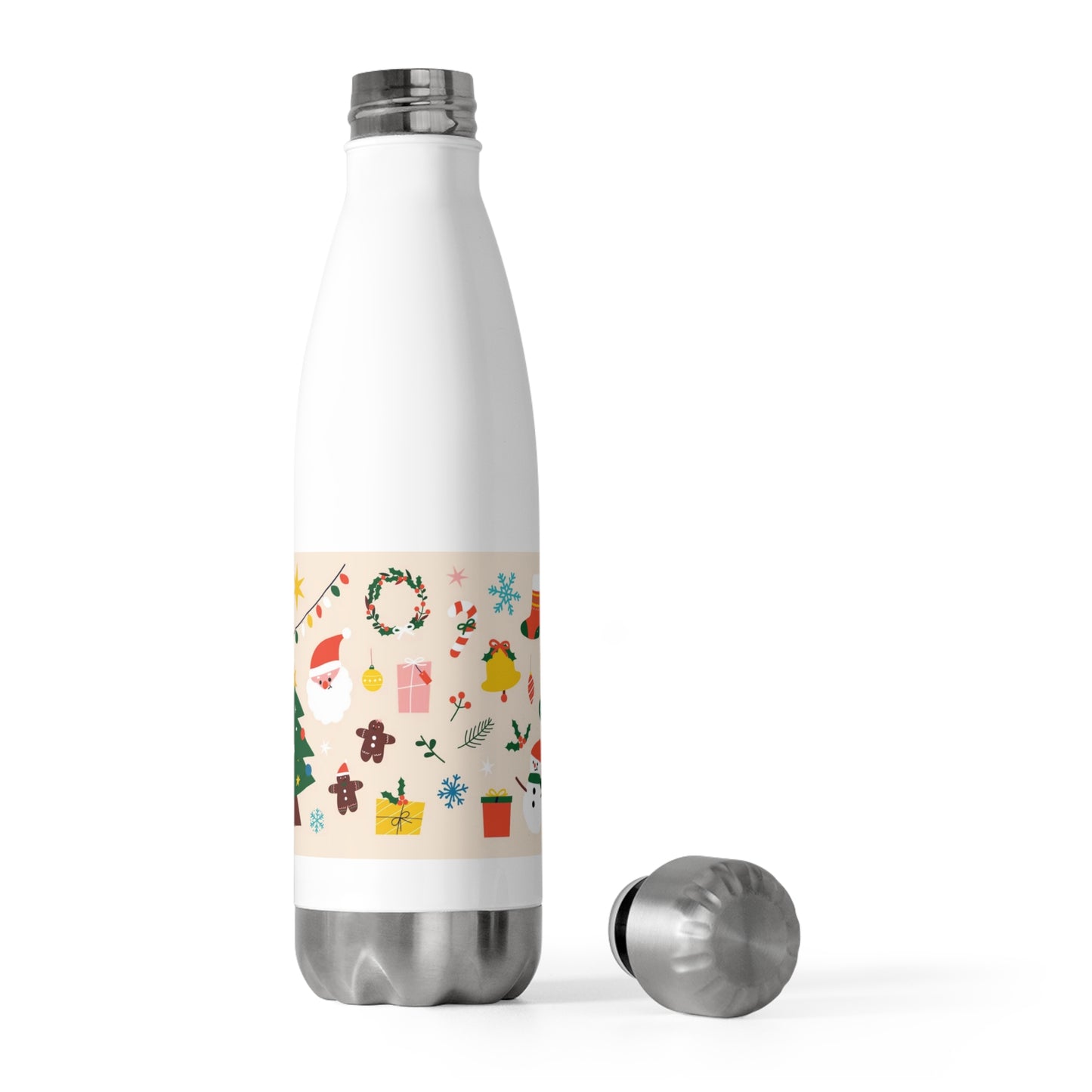 Christmas 20oz Double Wall Insulated Stainless Steel Water Bottle