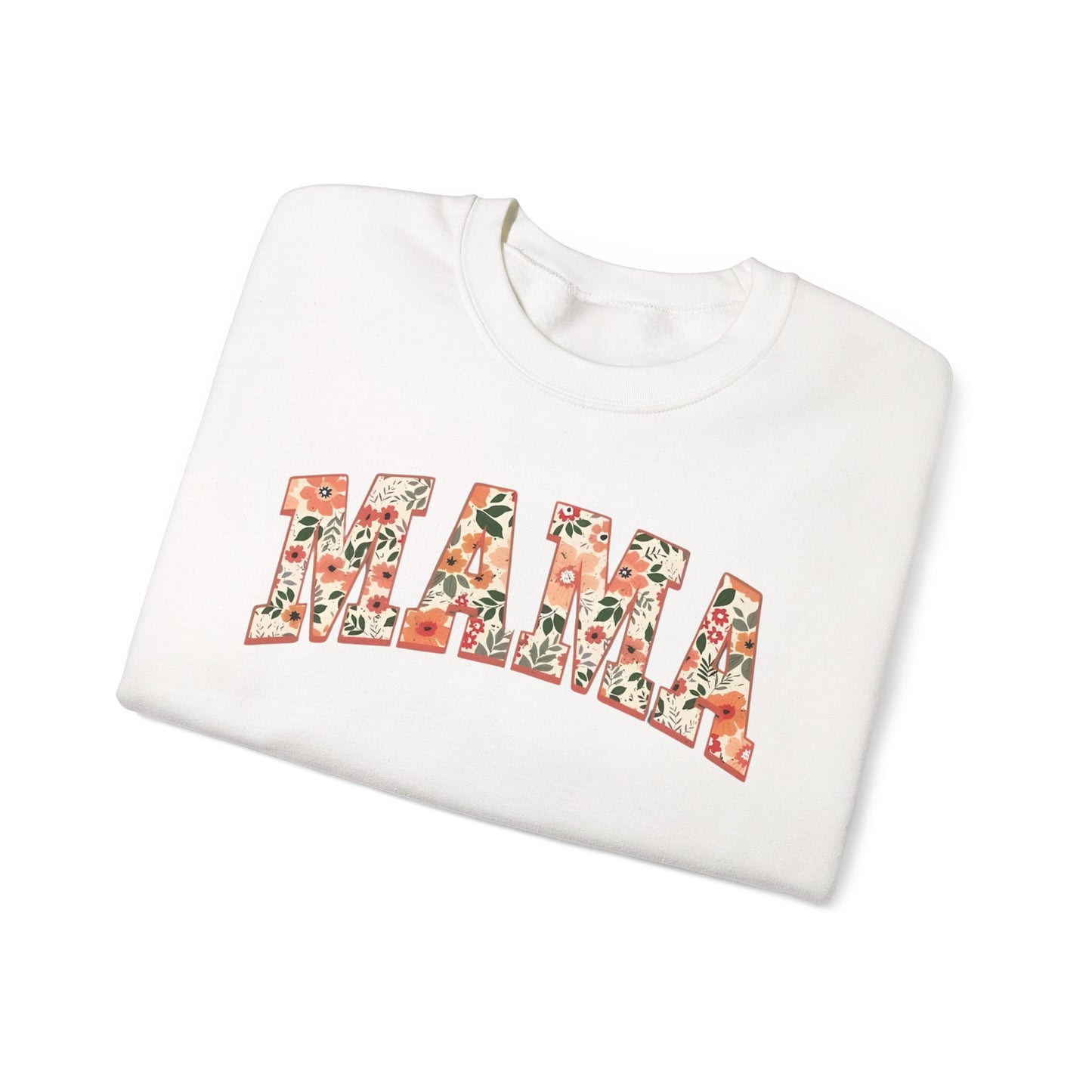 Mama Floral Crewneck Sweatshirt – Cozy Mother’s Day Pullover