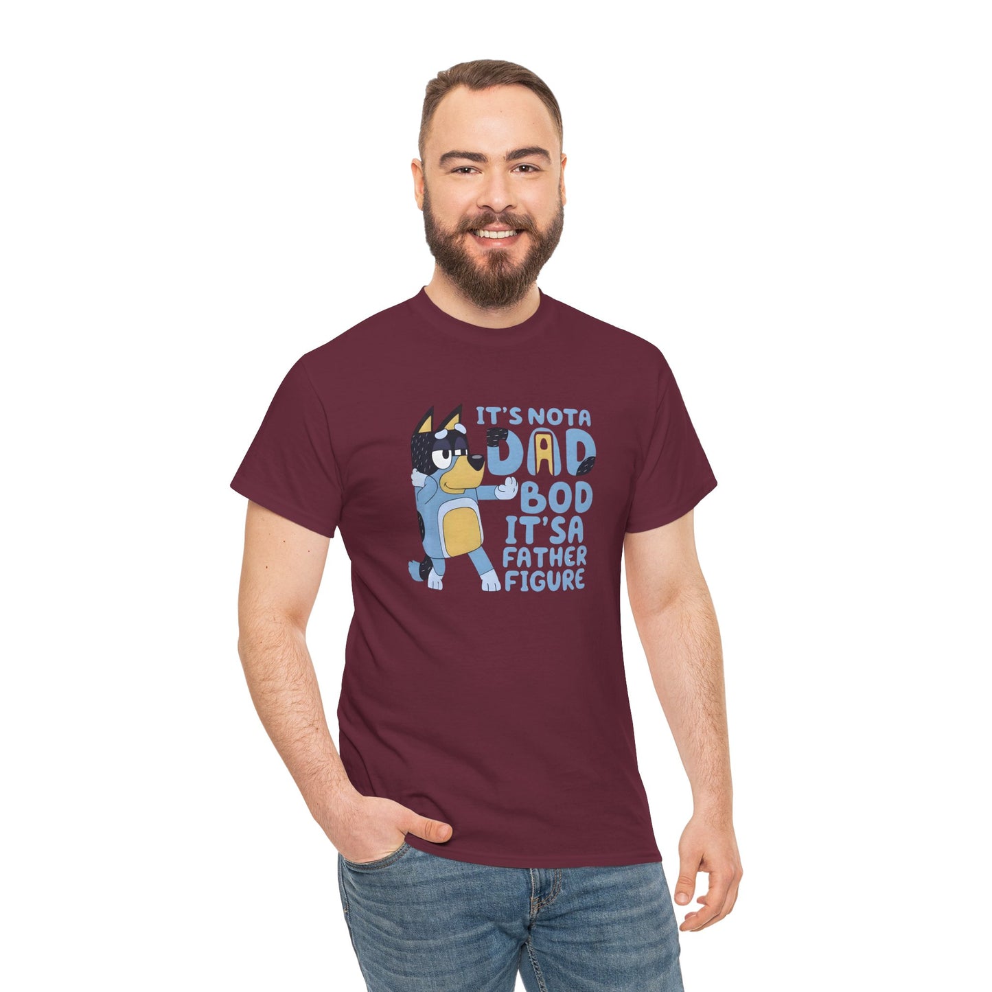 It’s Not a Dad Bod, It’s a Father Figure T-Shirt – Funny Men’s Tee