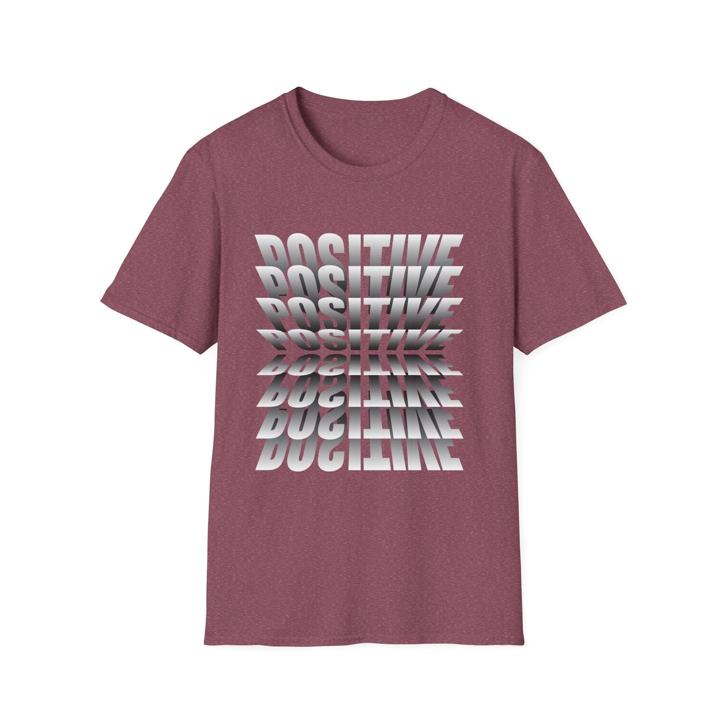 Positive Attitude Tshirt for Girl, Two Side Printed Tshirt for Her, Inspirational Tshirt for Her, Birthday Gift for Her