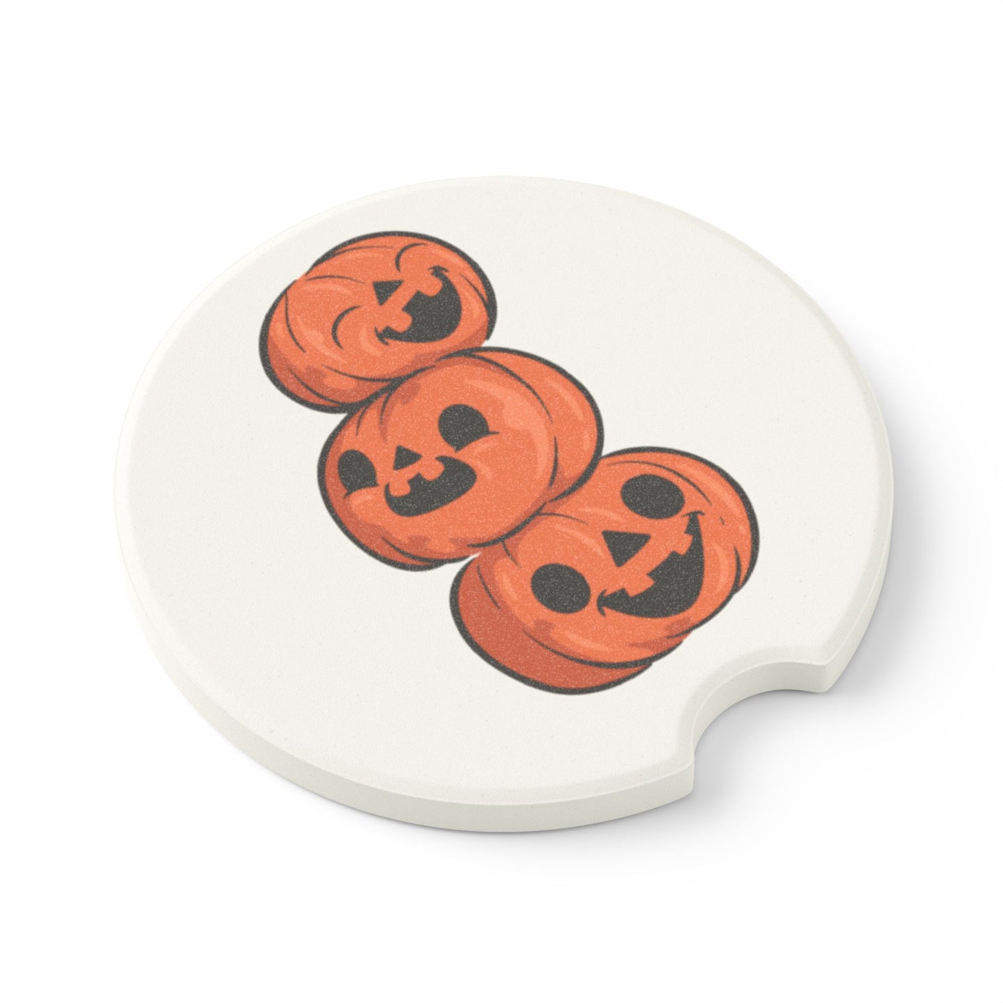 Halloween Pumpkin Car Coasters, Pumpkin, Ghost, Mix & Match