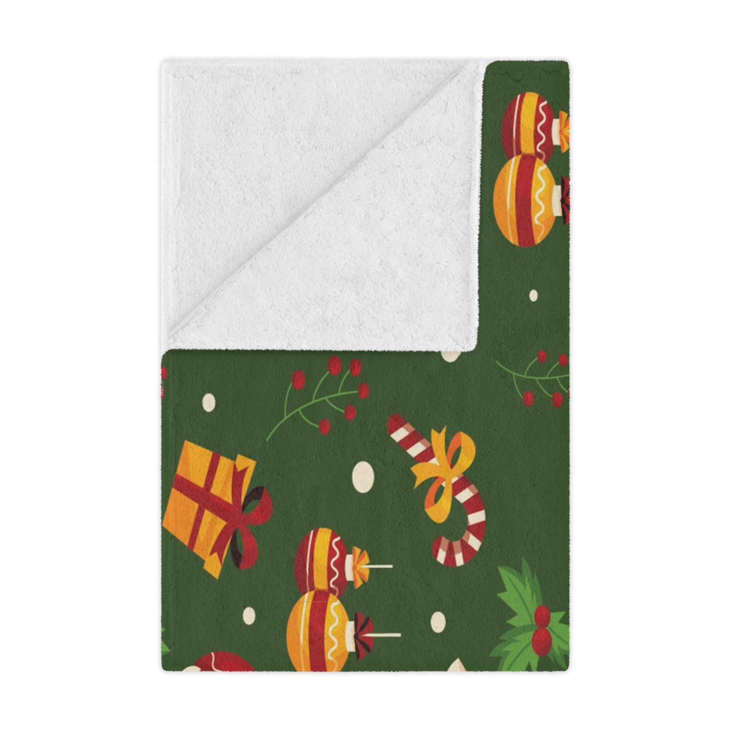 Dark Blue Christmas Minky Blanket
