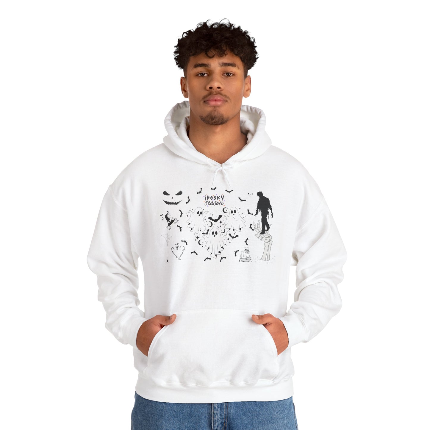 Halloween Hoodie - Scary Night Creepy Graphic Sweatshirt