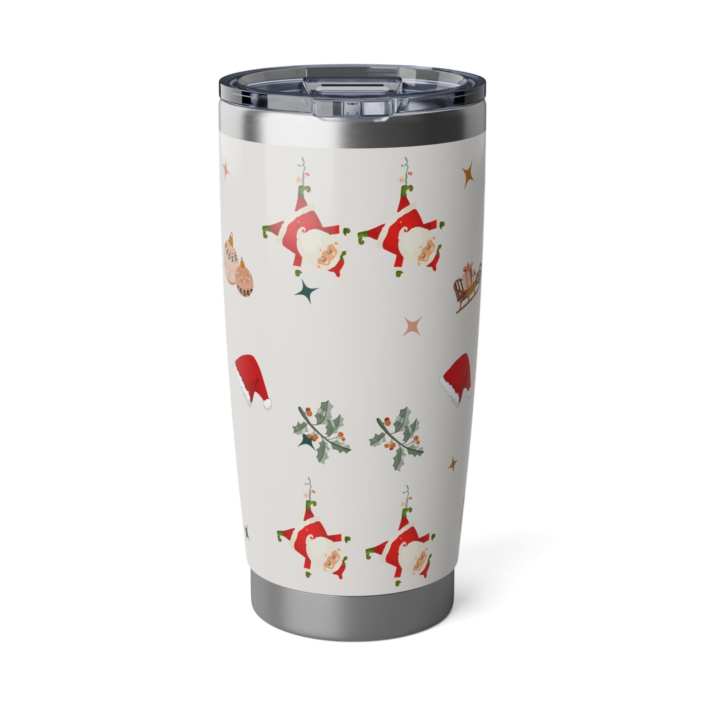 Christmas Santa Claus 20oz Tumbler, Santa Christmas Tumbler, Christmas Family Trip Tumbler, Stainless Steel Tumbler