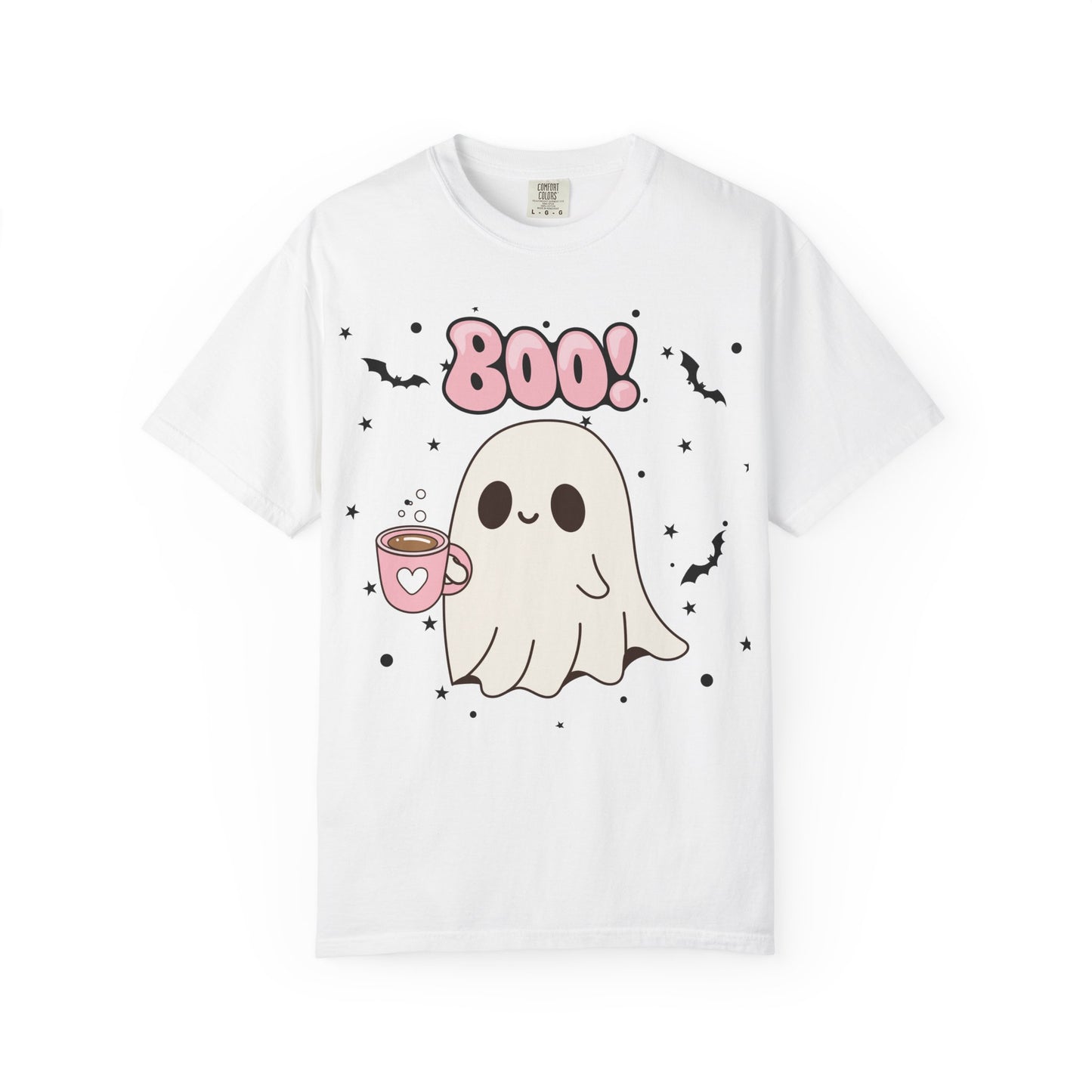 BOO Ghost Tee - Unisex Garment-Dyed T-shirt