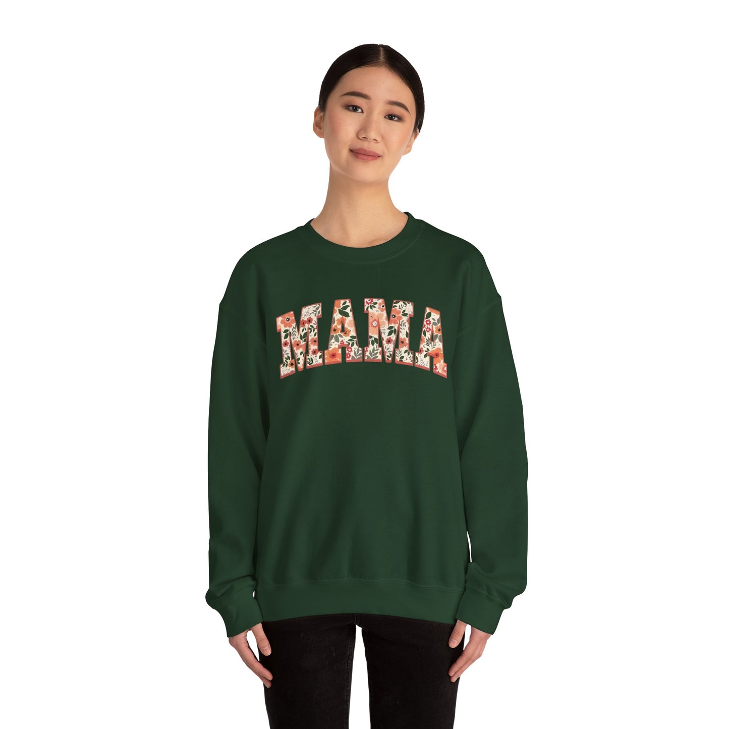 Mama Floral Crewneck Sweatshirt – Cozy Mother’s Day Pullover