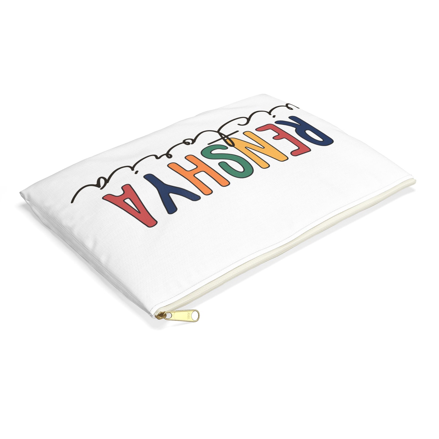 Birthday Gift for kids, Custom Name Pencil Case ,Canvas Birthday Pouch, Children & Preschool Accessories, Zipper Pouch