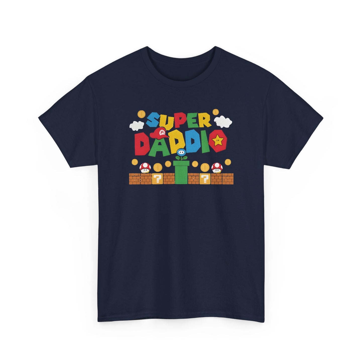 Super Daddio T-Shirt – Funny Retro Gaming Dad Shirt, Father’s Day Gift Tee