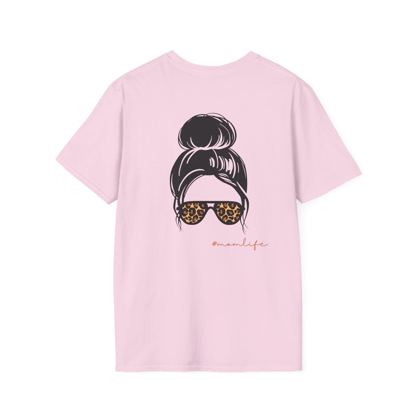 Mom Life Tshirt for Mother, Two Side Printed Tshirt for Mom, Inspirational Tshirt for Mom, Birthday Gift for Mom