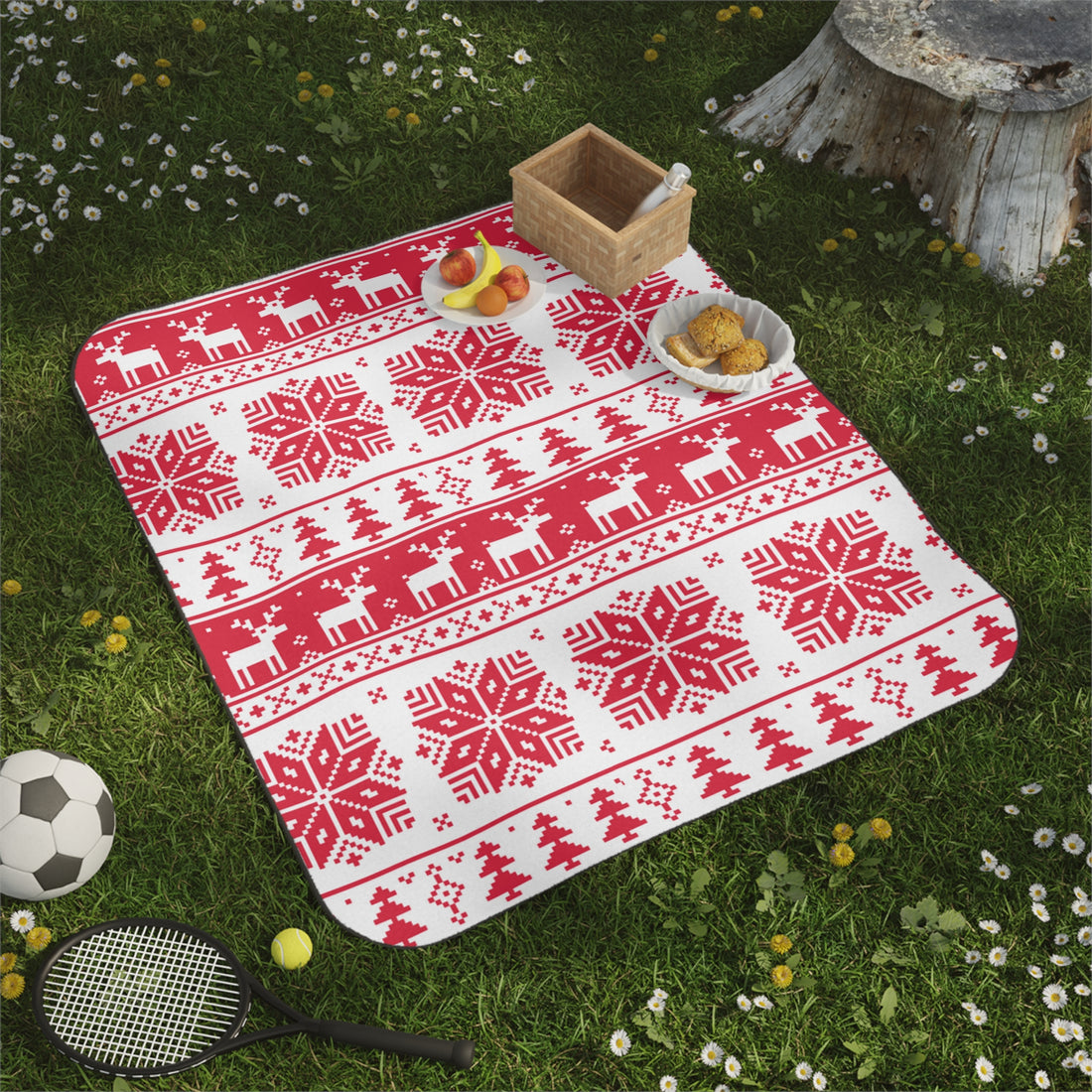 Christmas Picnic Blanket