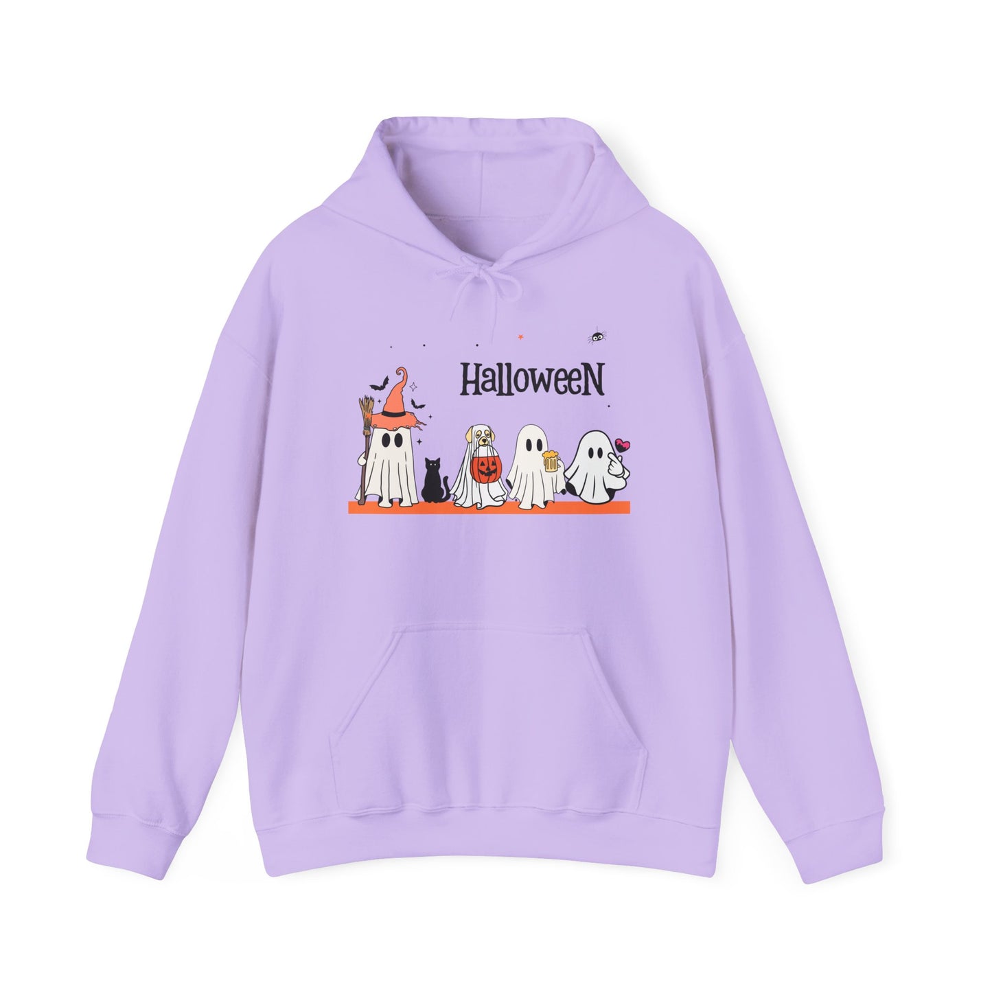 Costumed Cuties” Halloween Hoodie – Ghost Squad in Trick-or-Treat Mode