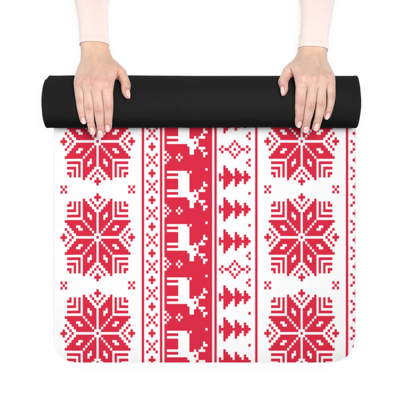 Christmas Rubber Yoga Mat