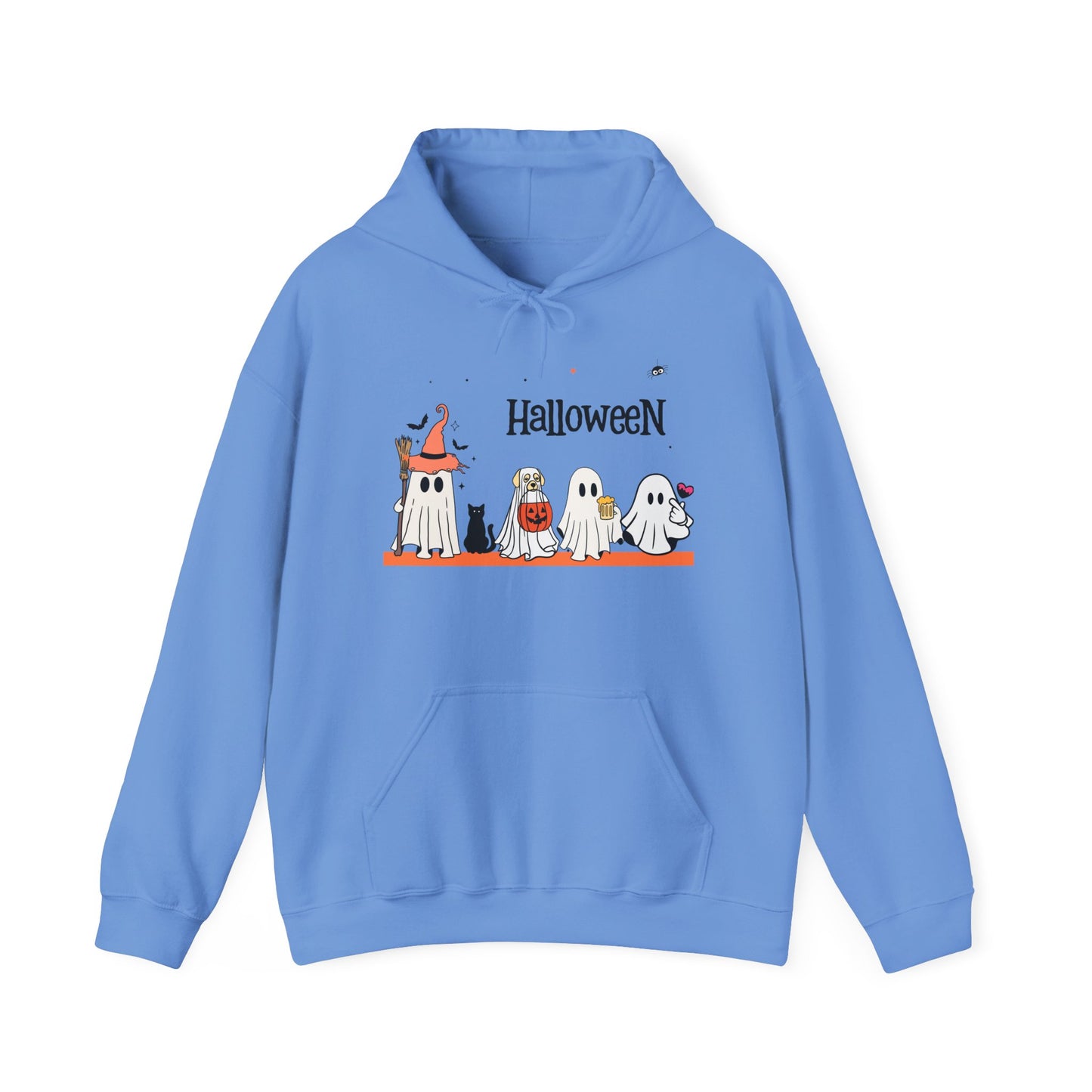 Costumed Cuties” Halloween Hoodie – Ghost Squad in Trick-or-Treat Mode