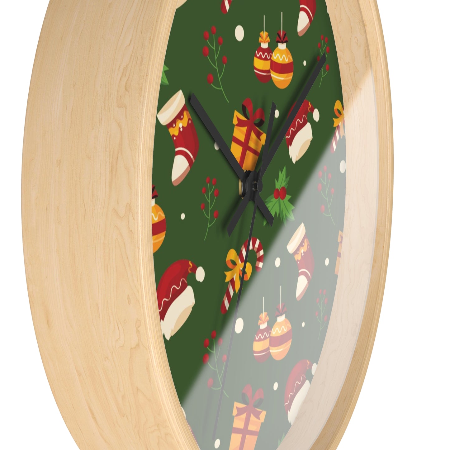 Dark Green Wall Clock