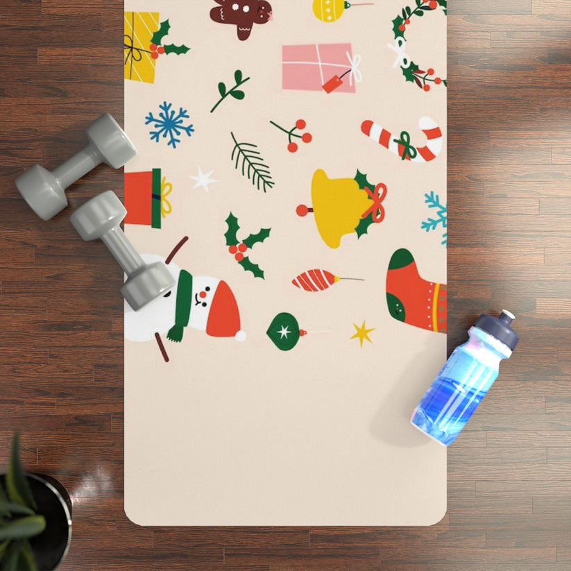 Christmas Rubber Yoga Mat