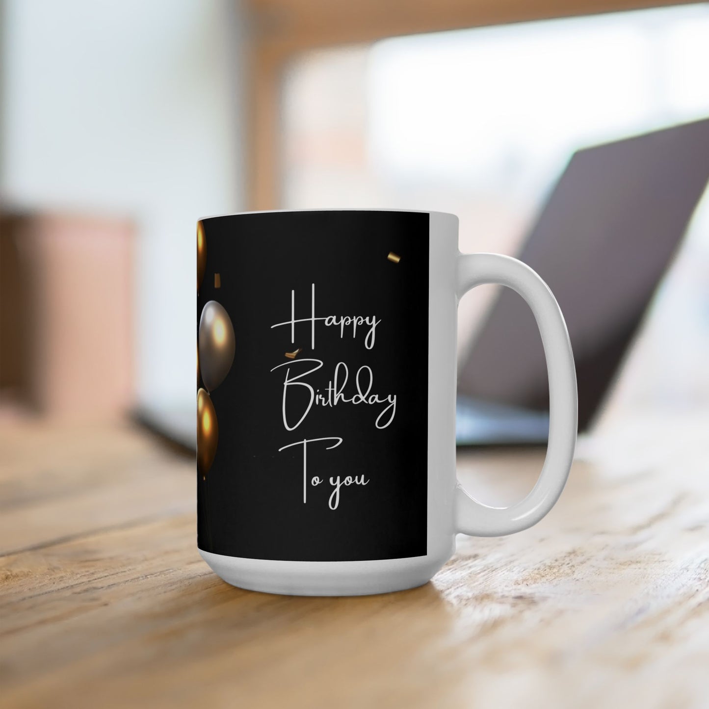 Birtdhay Ceramic Coffee Mugs, 15oz