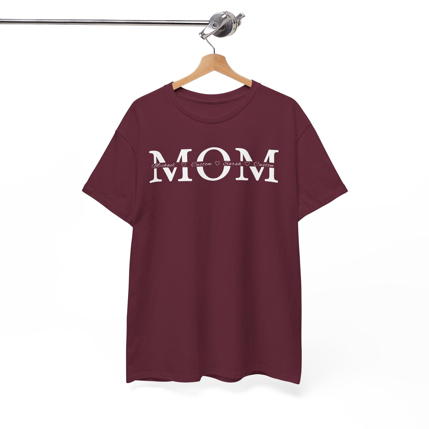 Personalized Mom T-Shirt with Kids’ Names – Perfect Gift for Mothers
