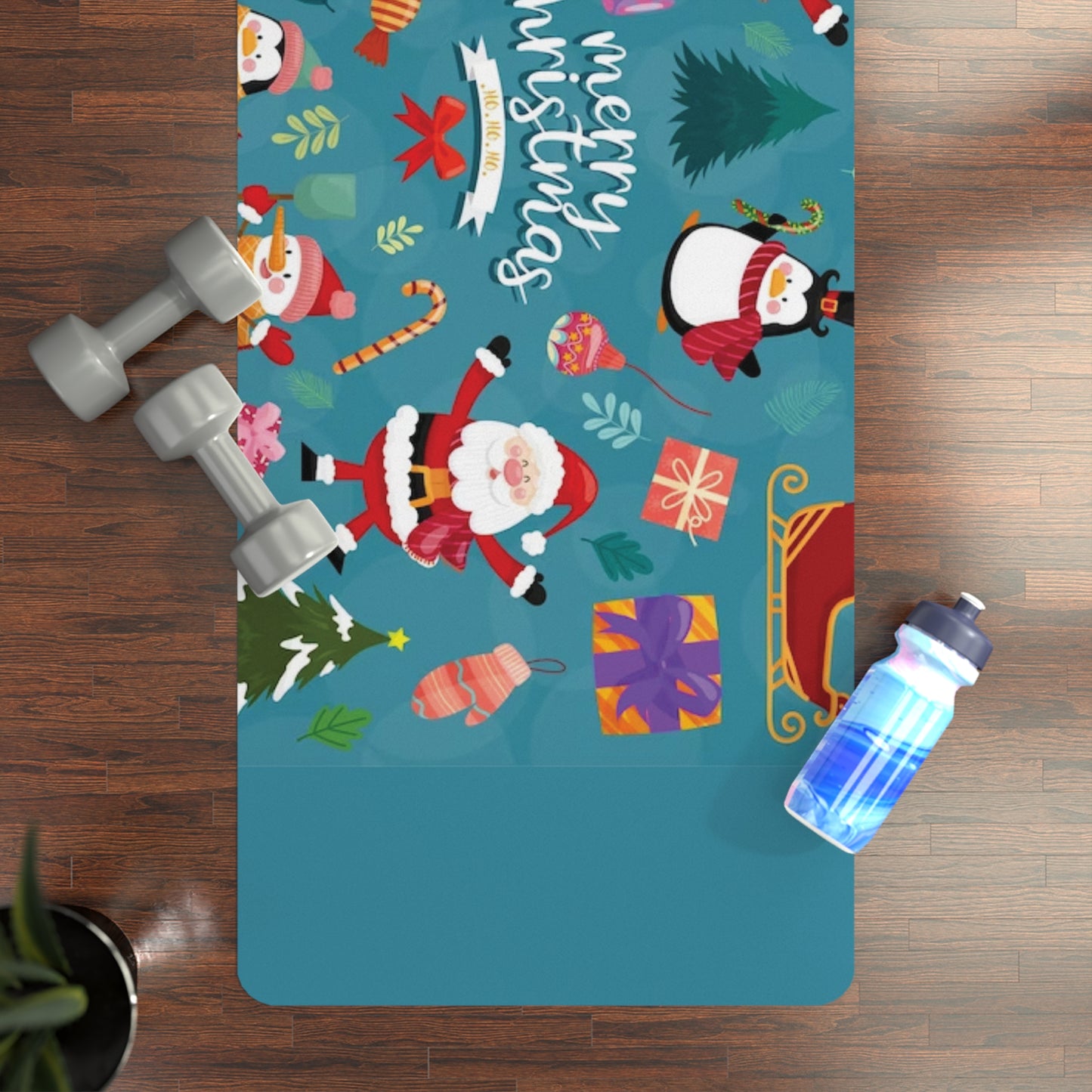 Christmas Rubber Yoga Mat