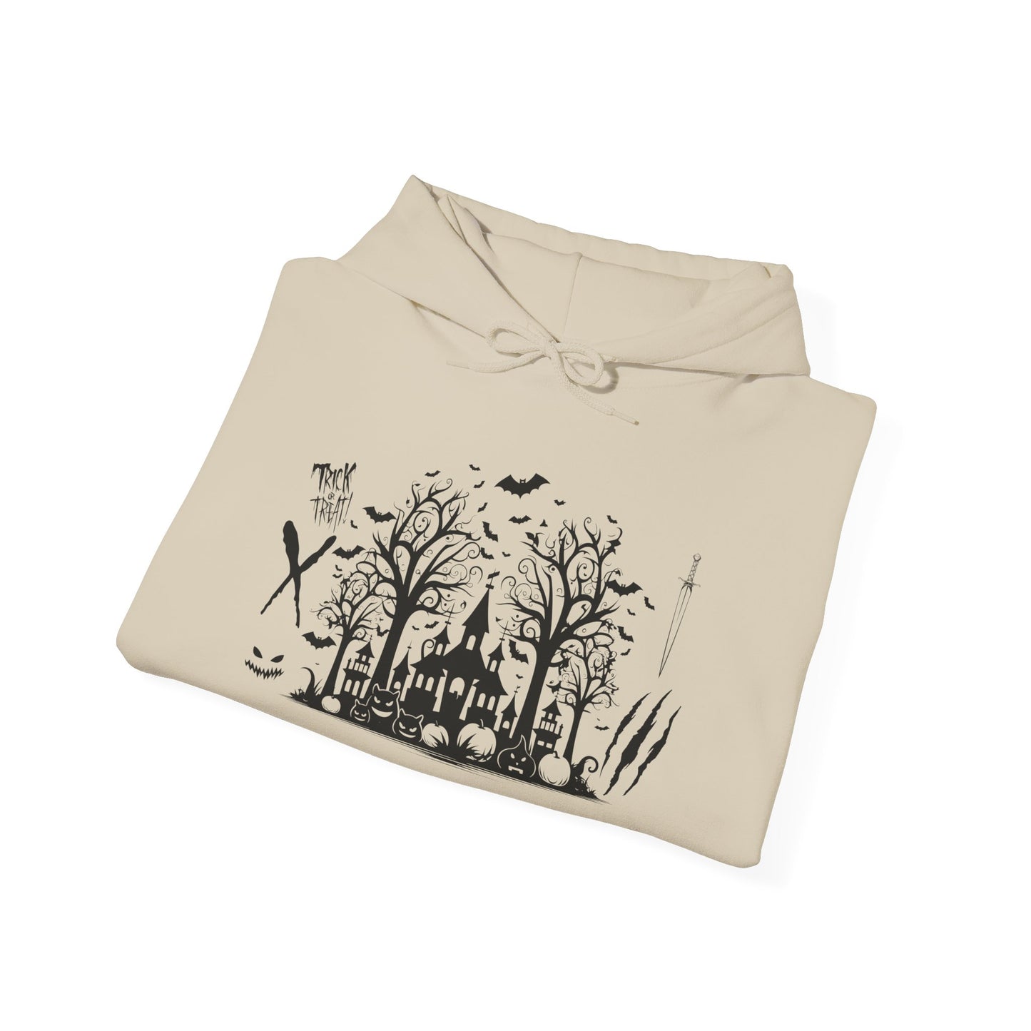 Halloween Hoodie - Creepy Graphic Sweatshirt