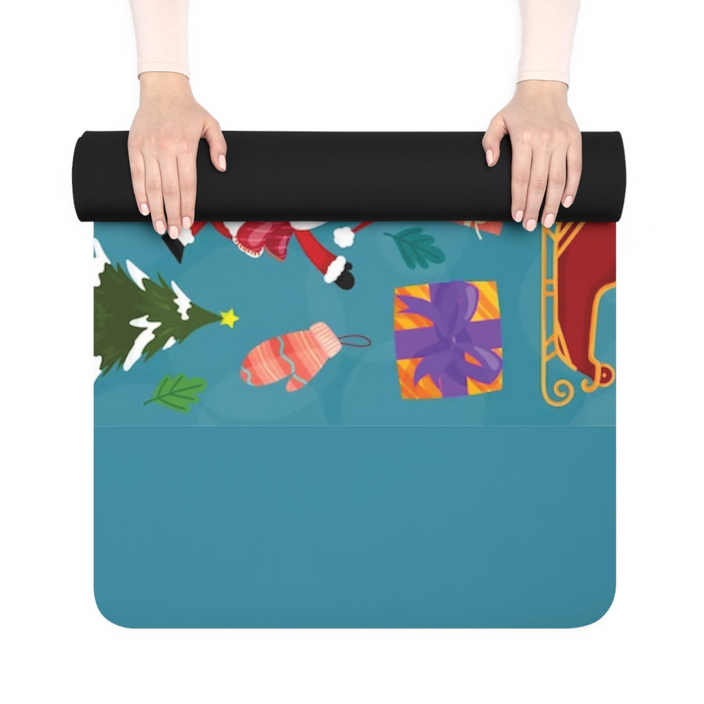 Christmas Rubber Yoga Mat