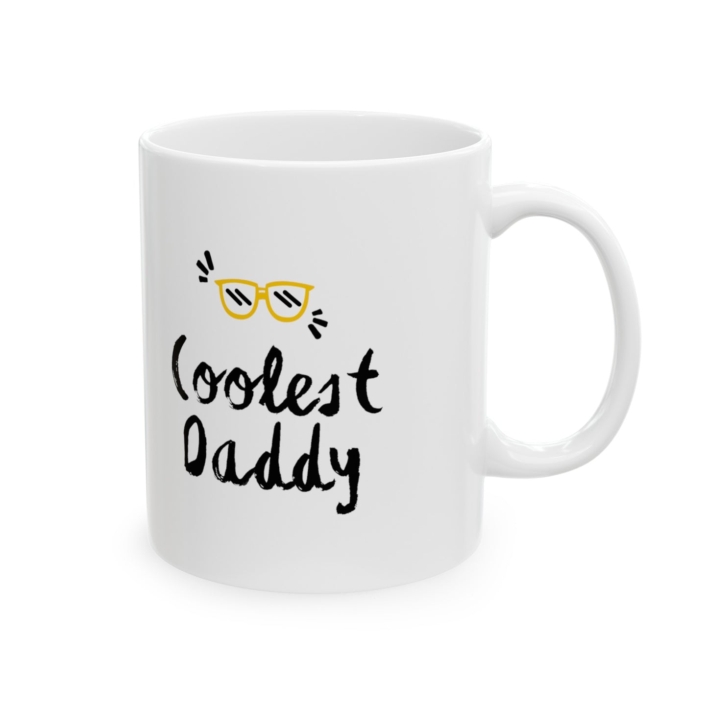 Number One Dad Printed Ceramic Mug, (11oz, 15oz)