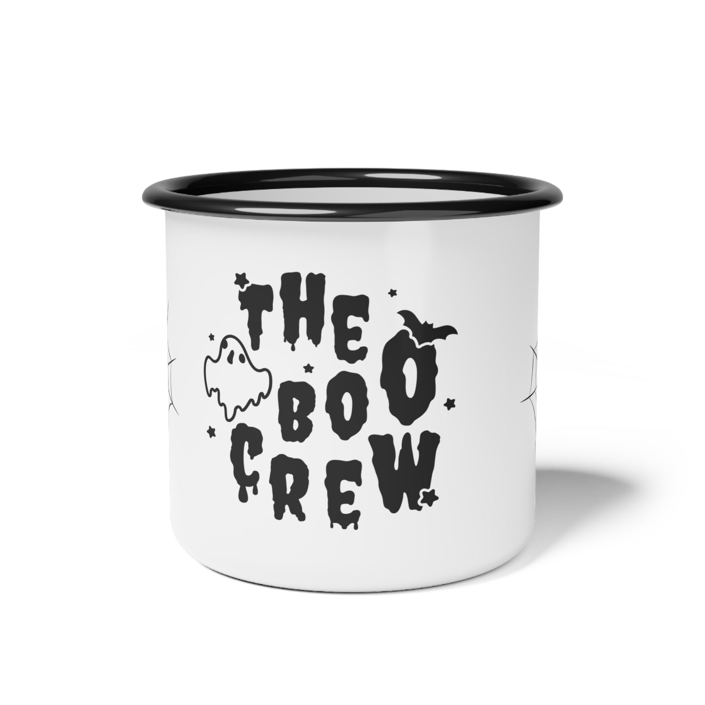 The Boo Crew Enamel Camp Cup – Whimsical Halloween Ghost Design